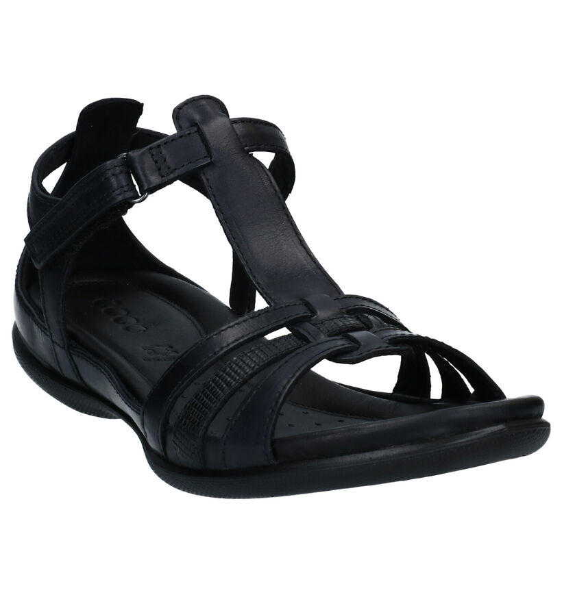 ECCO Flash Zwarte Sandalen in leer (287286)