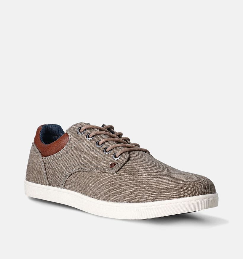 Marco Tozzi Chaussures à lacets en Taupe pour hommes (356765)