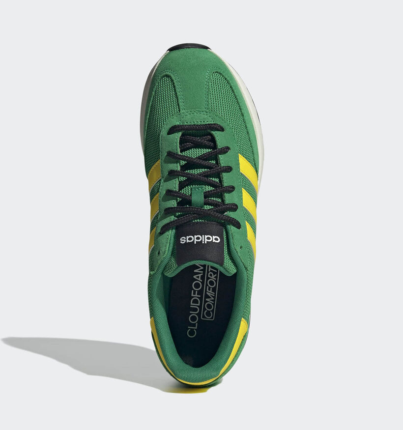 adidas Run 70s Baskets basses en Vert pour hommes (359495) - pour semelles orthopédiques