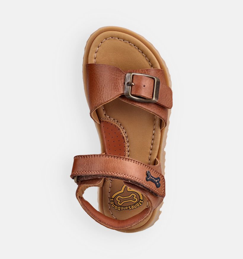 STONES and BONES Lotus Cognac Sandalen voor jongens (358303)