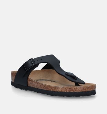 Birkenstock Gizeh Nu-pieds Black Birko-Flor