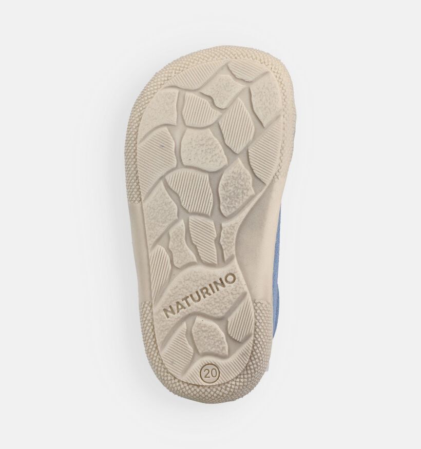 Naturino Barefoot Sabby VL Blauwe Babyschoenen voor meisjes, jongens (371609) - geschikt voor steunzolen