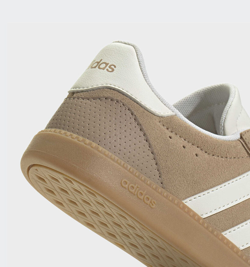 adidas Breaknet Sleek Lichtbruine/Witte Sneakers voor dames (366772) - geschikt voor steunzolen