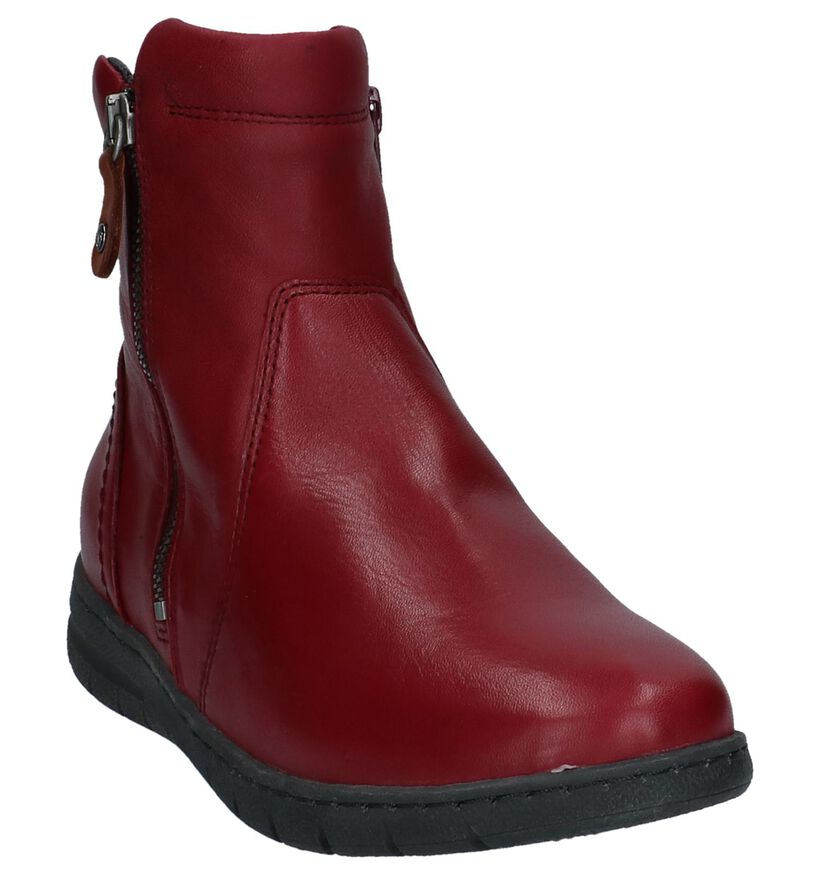 Be Natural Bottillons en Bordeaux en cuir (225928)