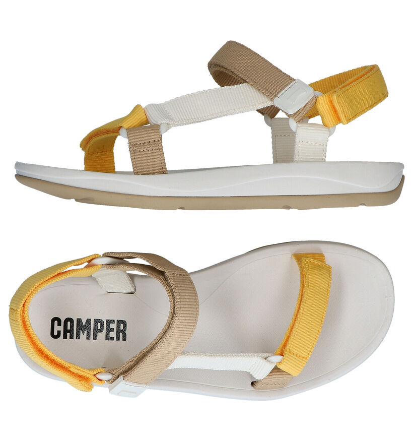 Camper Gele Sandalen in stof (288441)