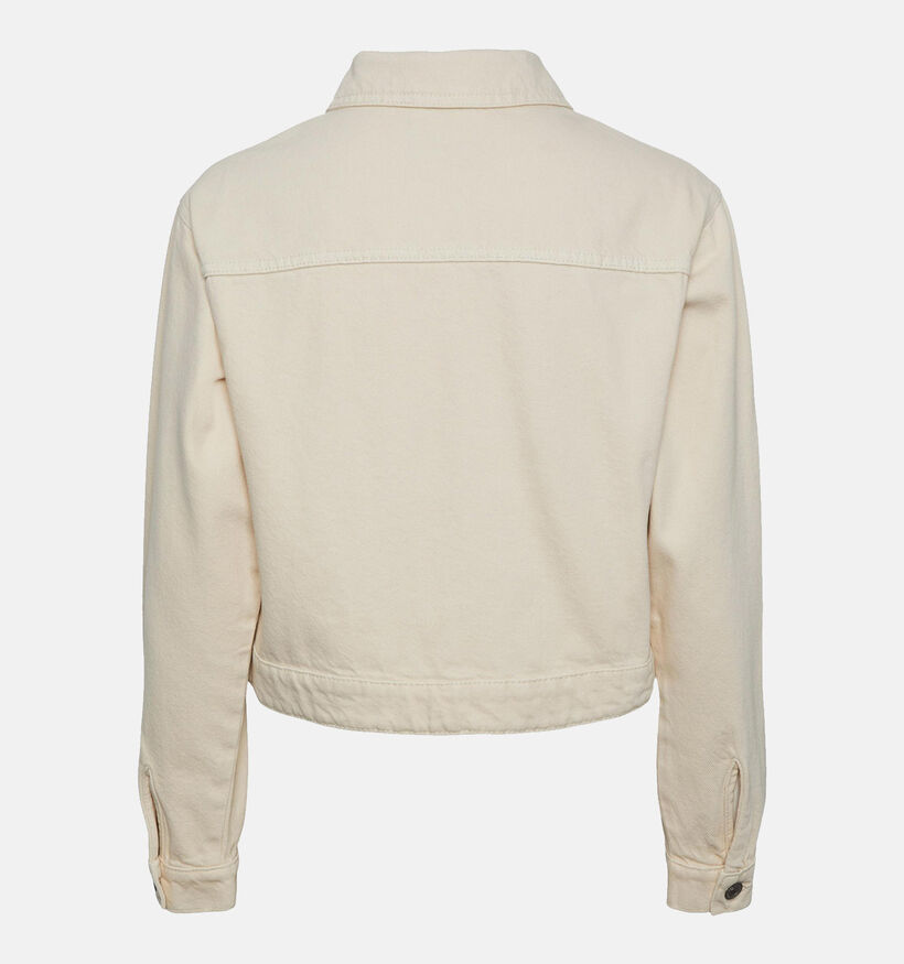 Pieces Tessie Beige Jeansjas voor dames (323755)
