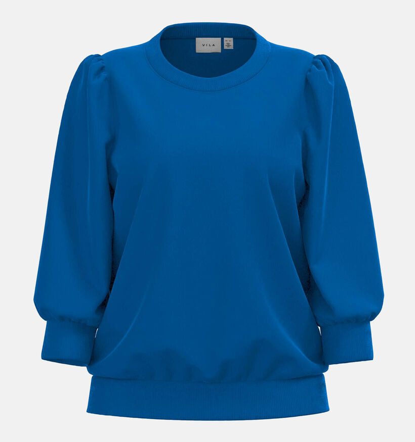 Vila Sif Open Sweater en Bleu (334637)
