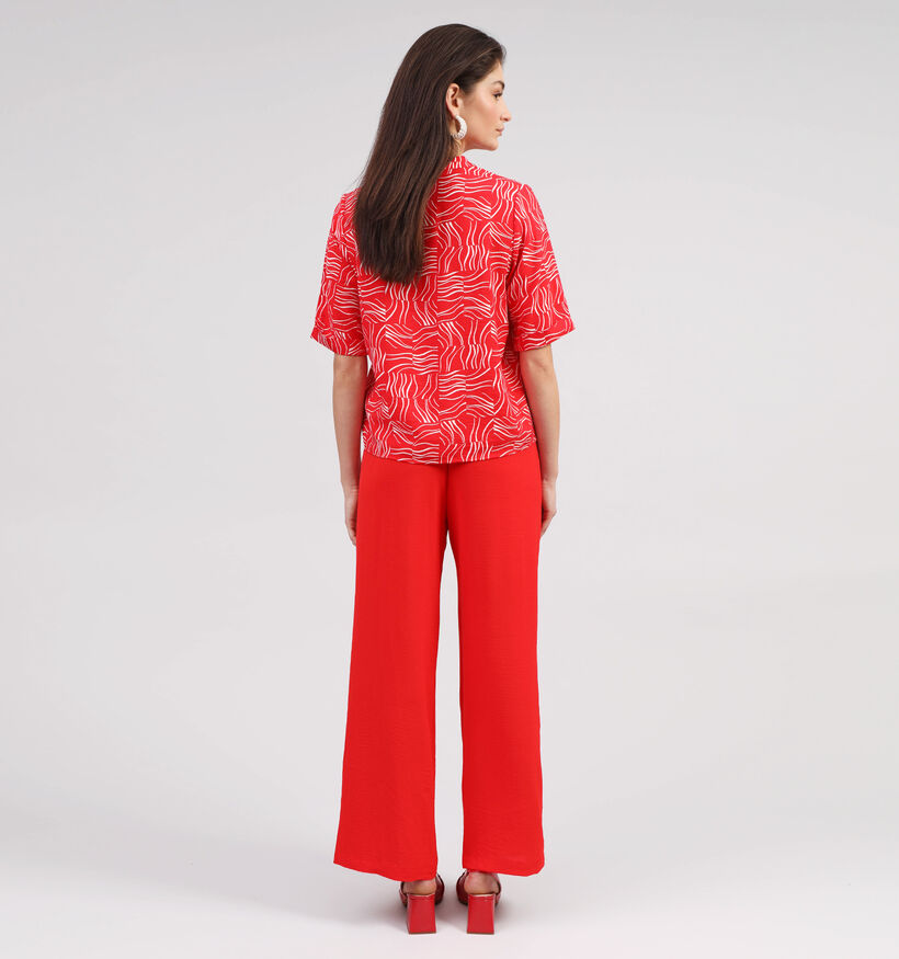 Vero Moda Betsy Blouse en Rouge pour femmes (353166)