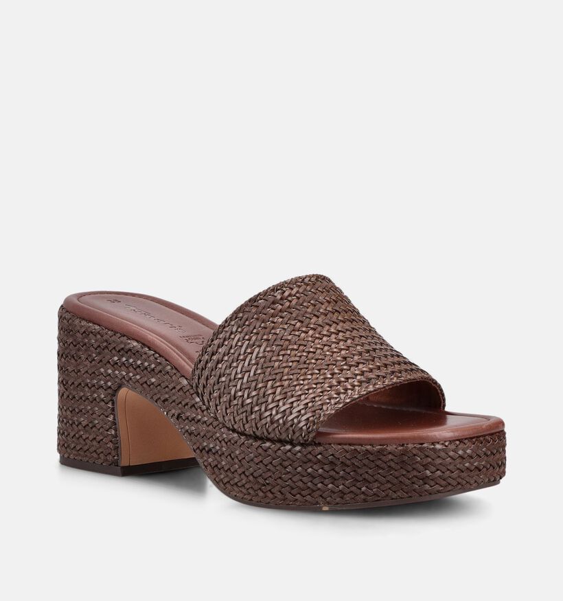 Tamaris Bruine Slippers met hak voor dames (371721)