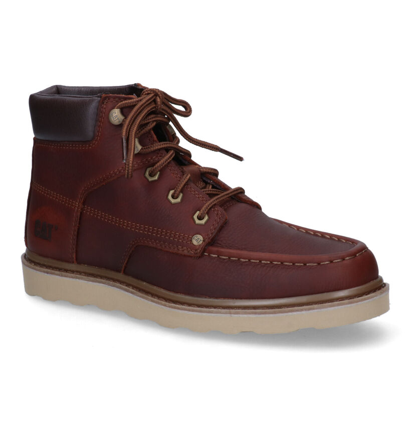 Caterpillar Byron Bottines en Marron en cuir (295023)