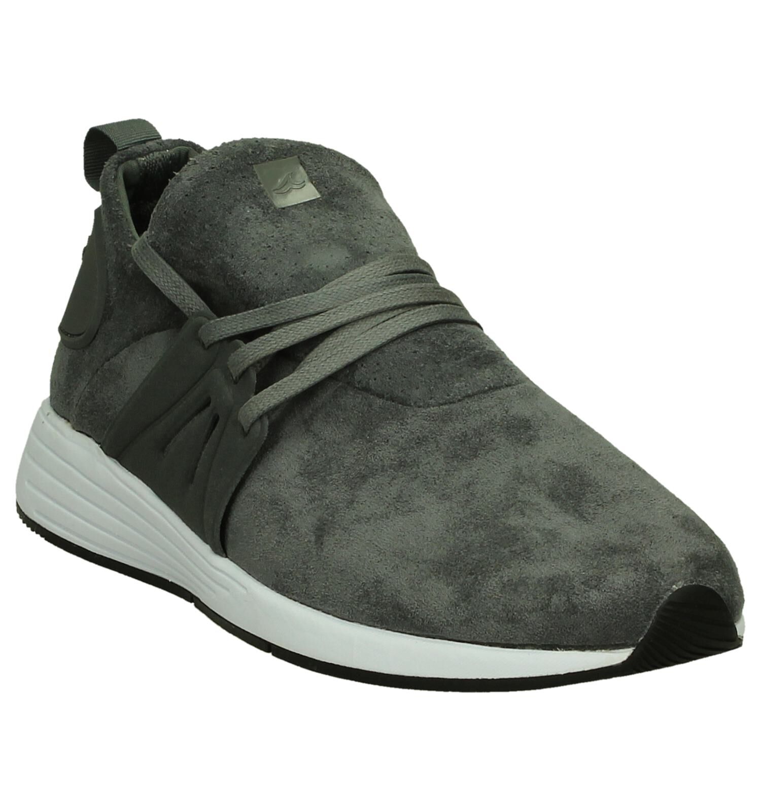 Donkergrijze sneakers dames 2025