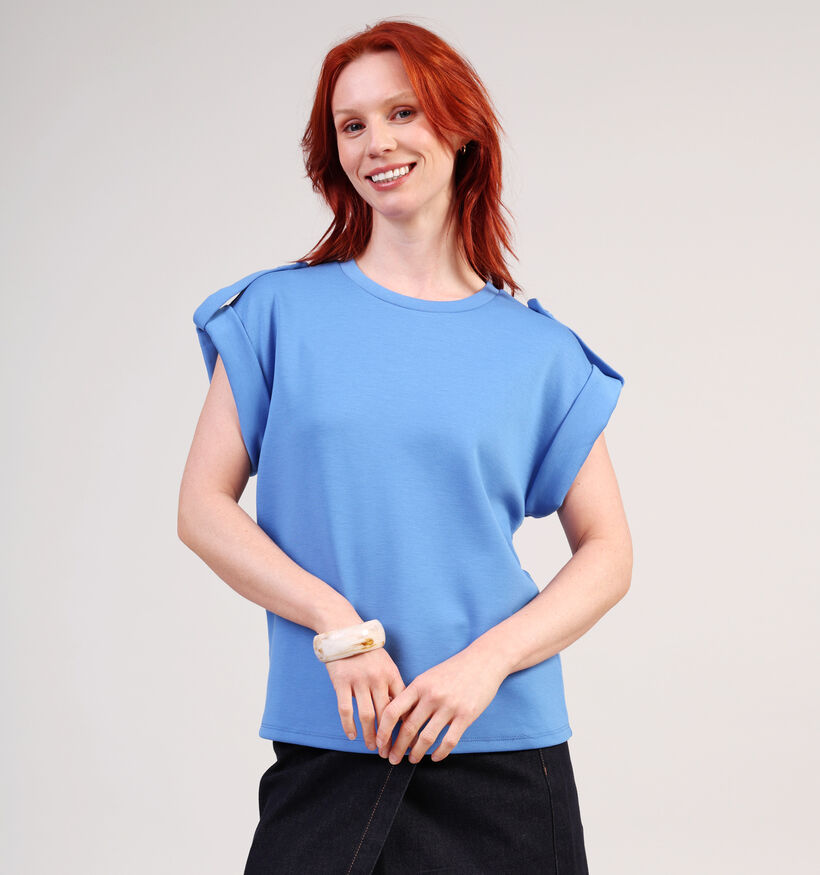 Vila Pulls en Bleu pour femmes (366396)