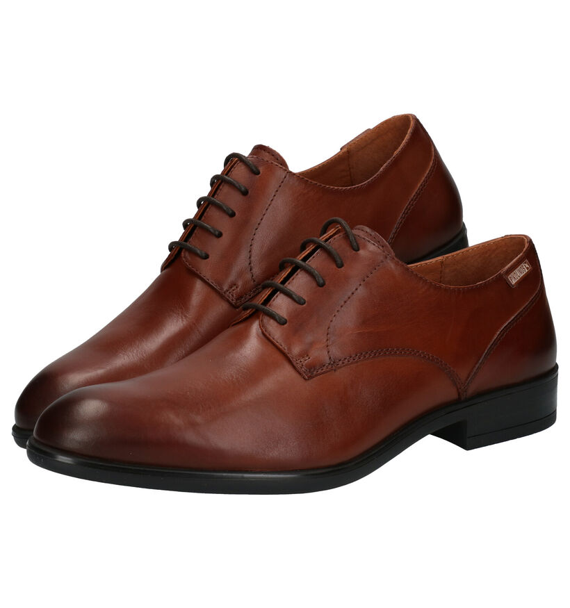 Pikolinos Bristol Cognac Geklede Veterschoenen in leer (289163)