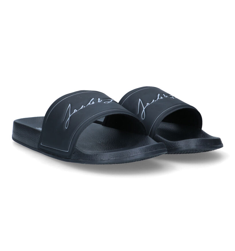 Jack & Jones Gary Pool Zwarte Badslippers voor heren (318910)