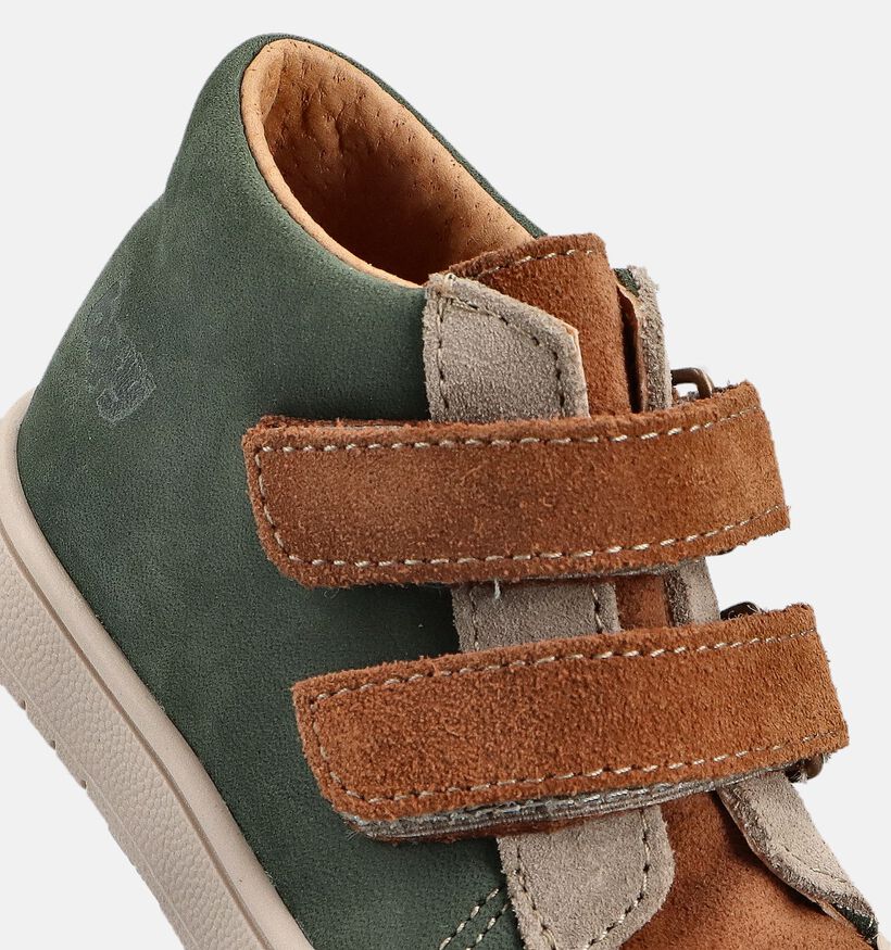 Bopy Ravenor Chaussures hautes en Vert/Cognac pour filles, garçons (363297)