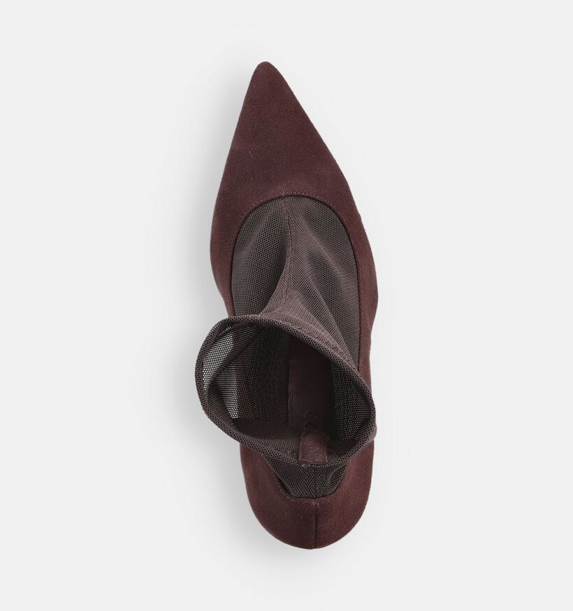 March23 Vasco Chocolate Mesh Escarpins en Brun foncé pour femmes (364196)