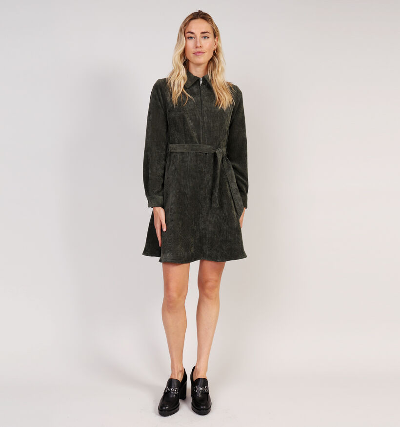 JDY Ulla Ohio Robe portefeuille en Vert pour femmes (362438)