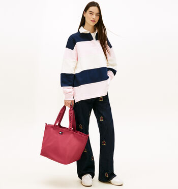 Tommy Hilfiger Tommy Jeans Cabas Noir/Rouge