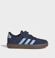 adidas VL Court 3.0 Baskets en Bleu pour gar&ccedil;ons (380589)