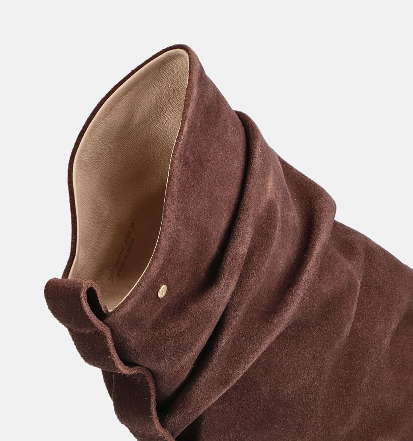 Bronx Jadey Bottes courtes en Brun foncé pour femmes (371555)