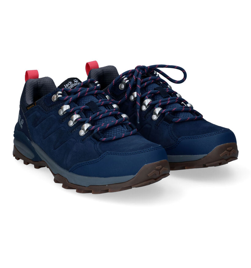 Jack Wolfskin Refugio Texapore Bruine Wandelschoenen voor dames (302176) - geschikt voor steunzolen