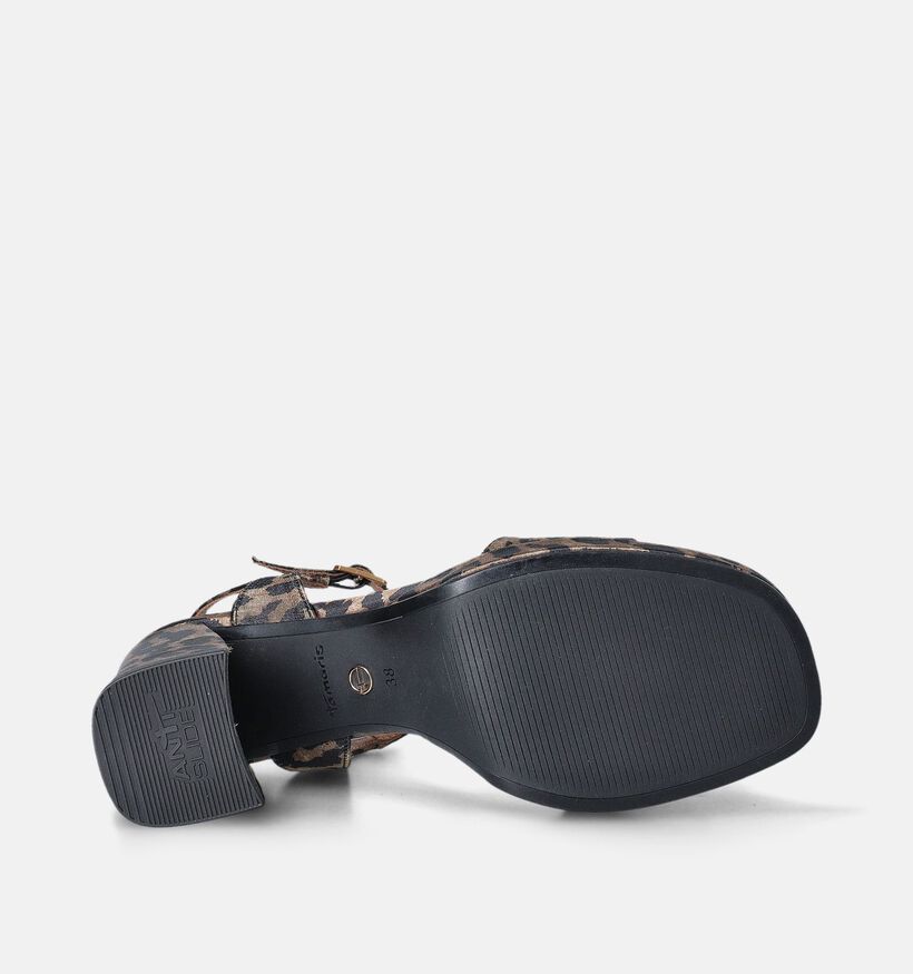 Tamaris Bruine Sandalen met blokhak voor dames (354390)