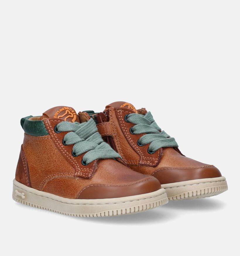 STONES and BONES Nipo Chaussures pour bébé en Cognac pour garçons (329452) - pour semelles orthopédiques