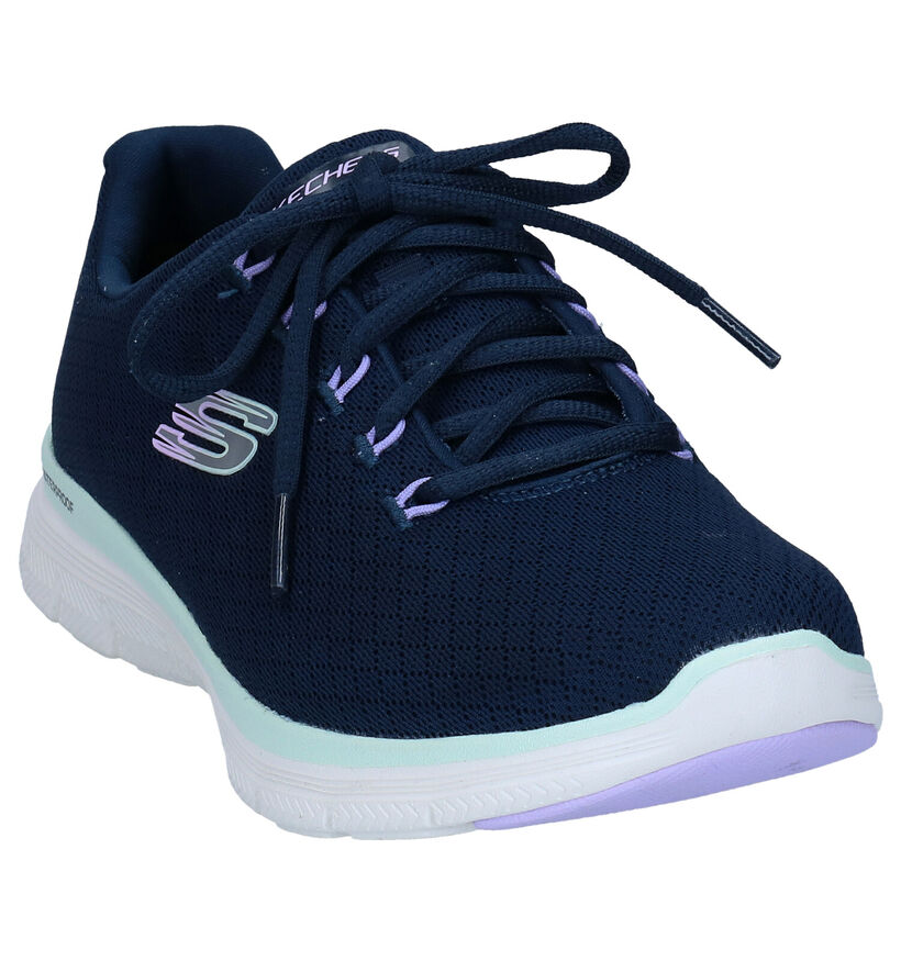 Skechers Flex Appeal 4.0 Baskets en Bleu pour femmes (310846)