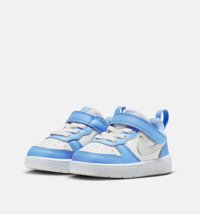 Nike Court Borough Low TD Blauwe sneakers voor meisjes, jongens (357362)