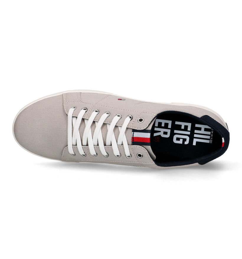 Tommy Hilfiger Iconic Beige Veterschoenen in stof (321215)