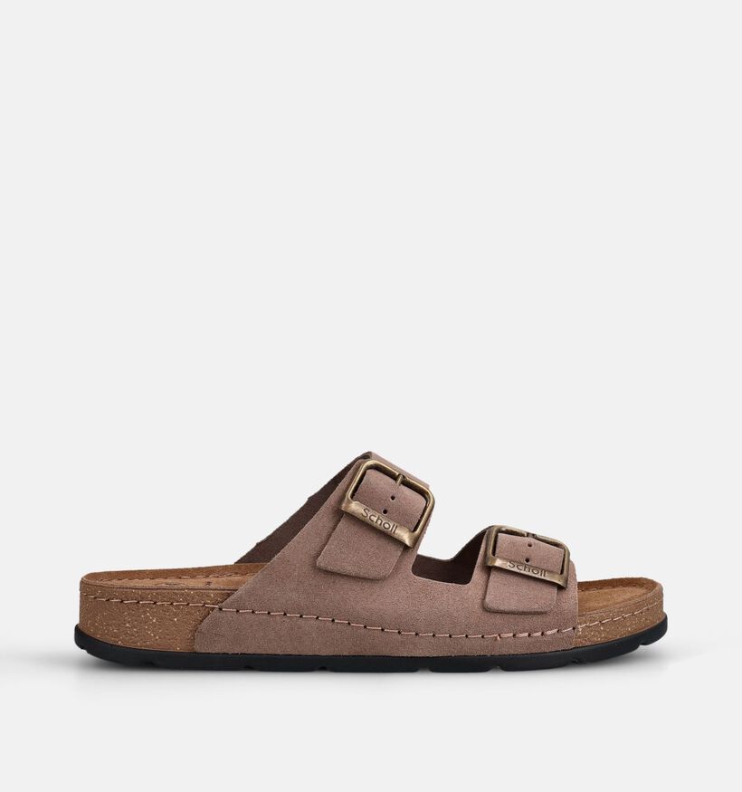 Scholl Bora Taupe Slippers voor heren (370522)