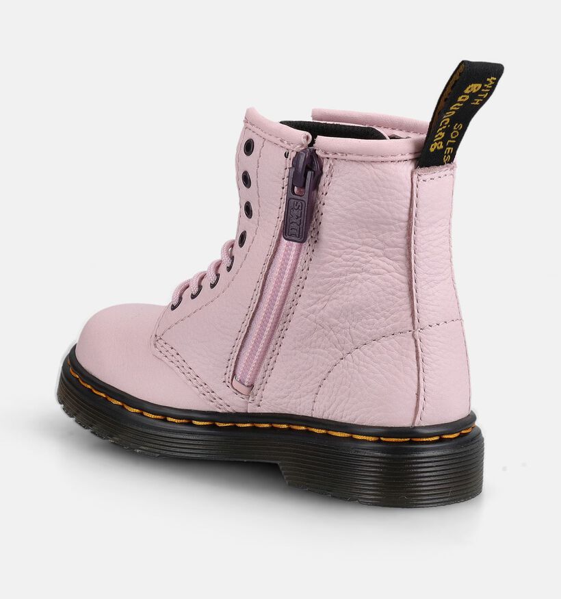 Dr. Martens 1460 Lichtroze Boots met Veter en Rits voor meisjes (376001)