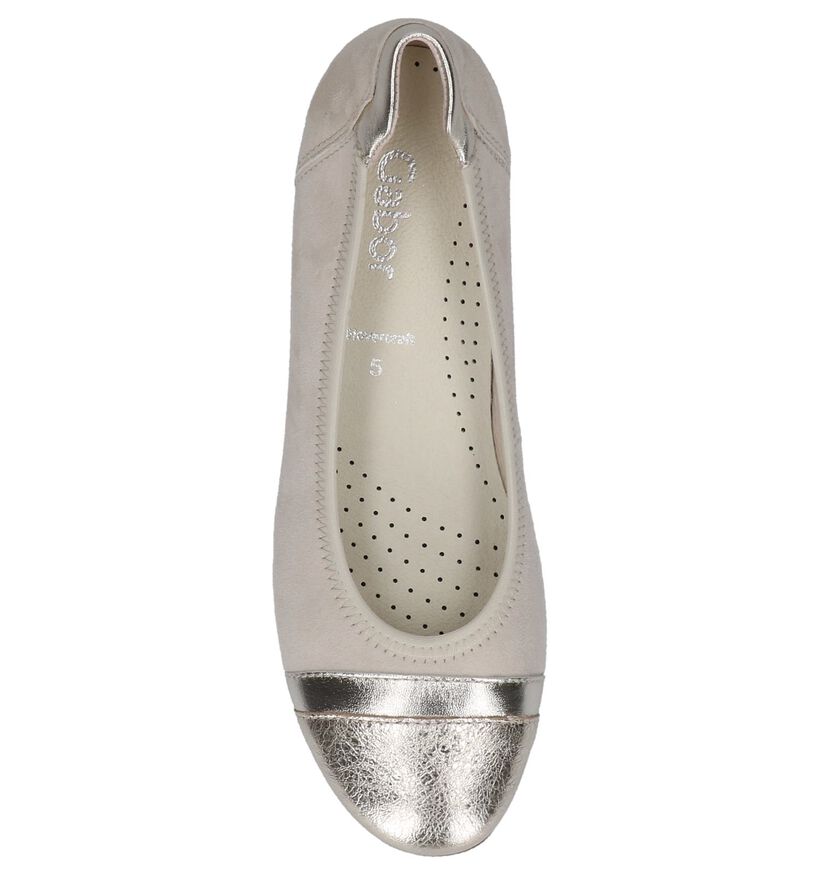 Gabor Hovercraft Ballerines en Gris clair en daim (216160)