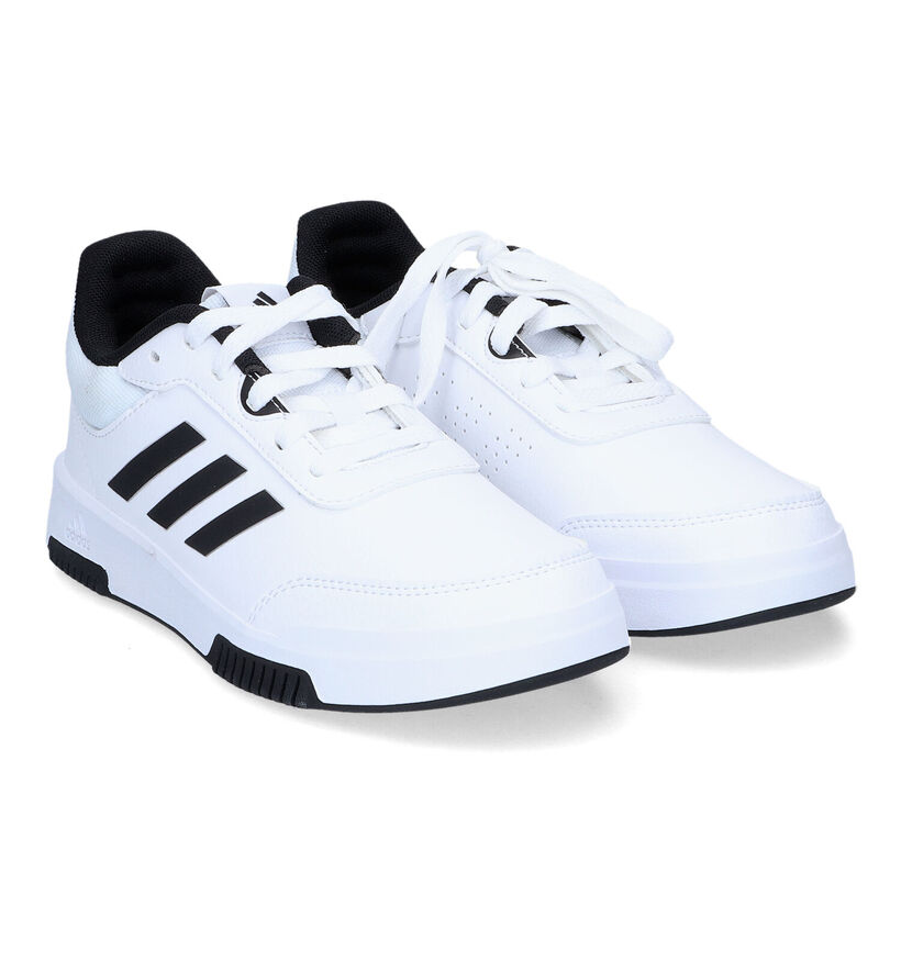 adidas Tensaur Sport 2.0 Witte Sneakers voor jongens (311333) - geschikt voor steunzolen