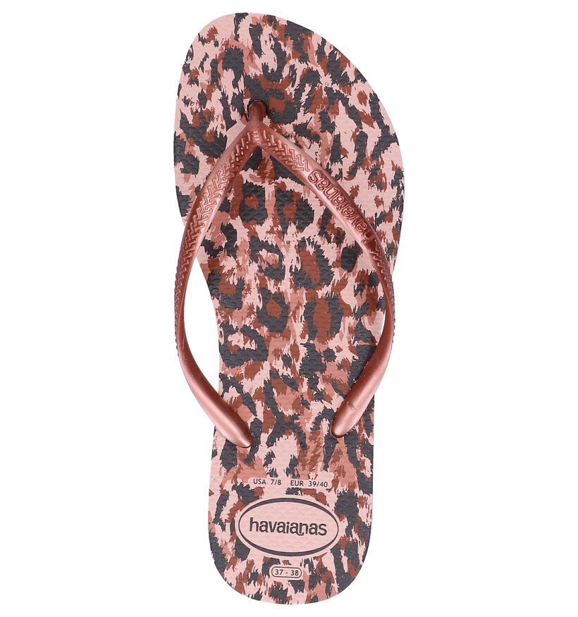 Roze Teenslippers Havaianas Animals in kunststof (272320)