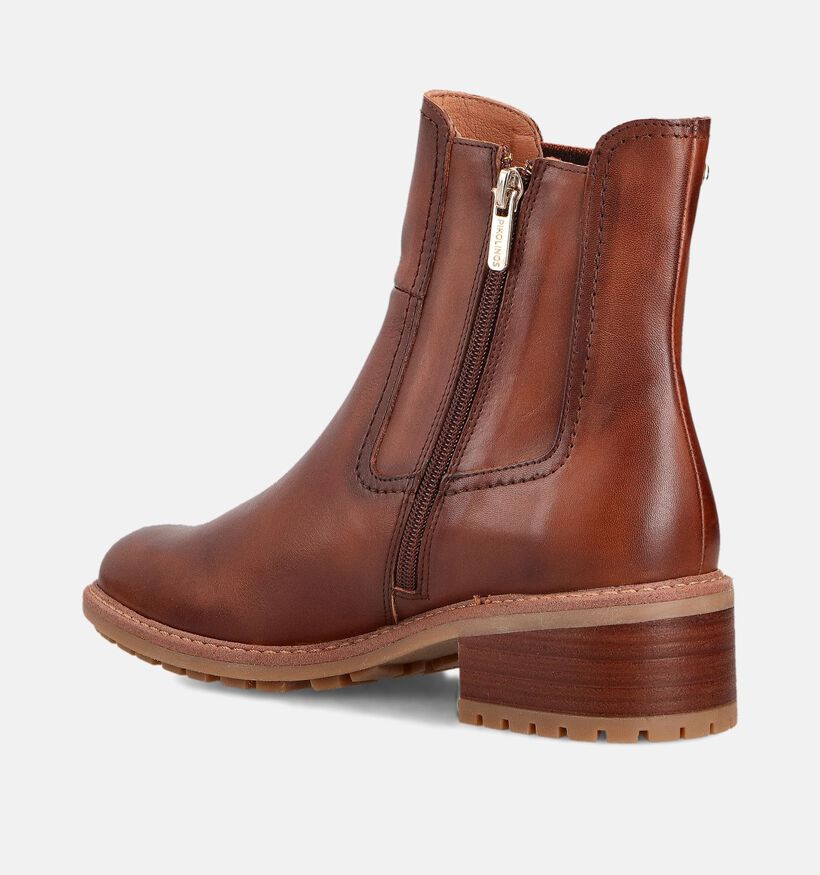 Pikolinos Medina Bottines Chelsea en Cognac pour femmes (379208)