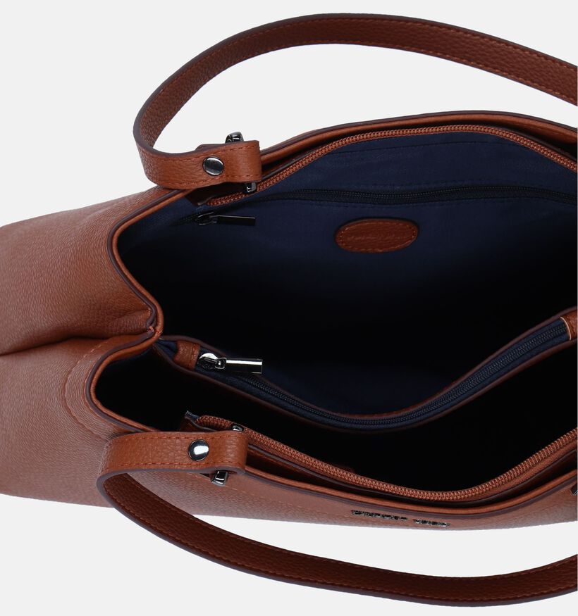 Laurent David Nos 002 Cognac Schoudertas voor dames (337049)