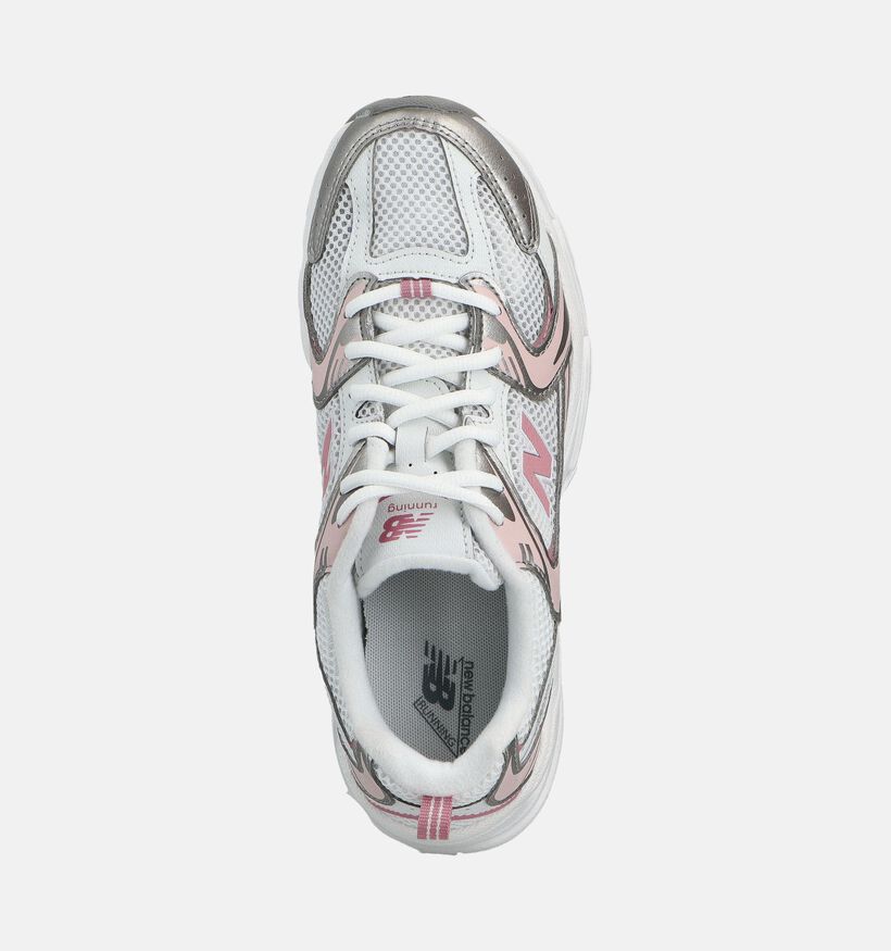 New Balance 530 Baskets Basses en Rose pour filles (365017) - pour semelles orthopédiques