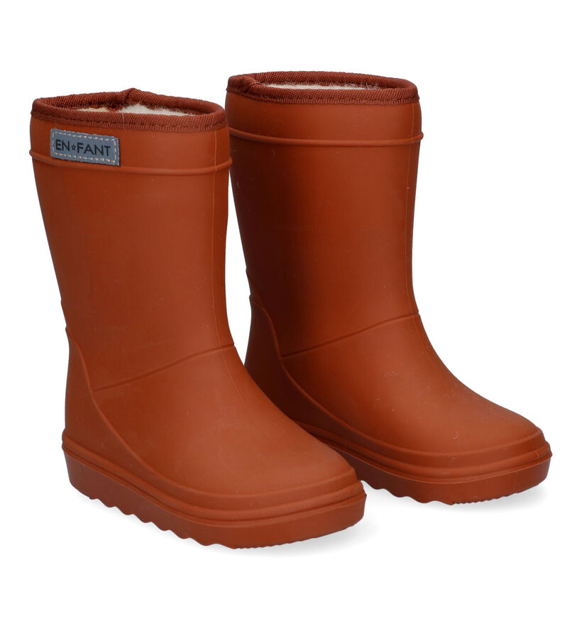 En Fant Bottes de pluie en Cognac pour filles, garçons (346795)