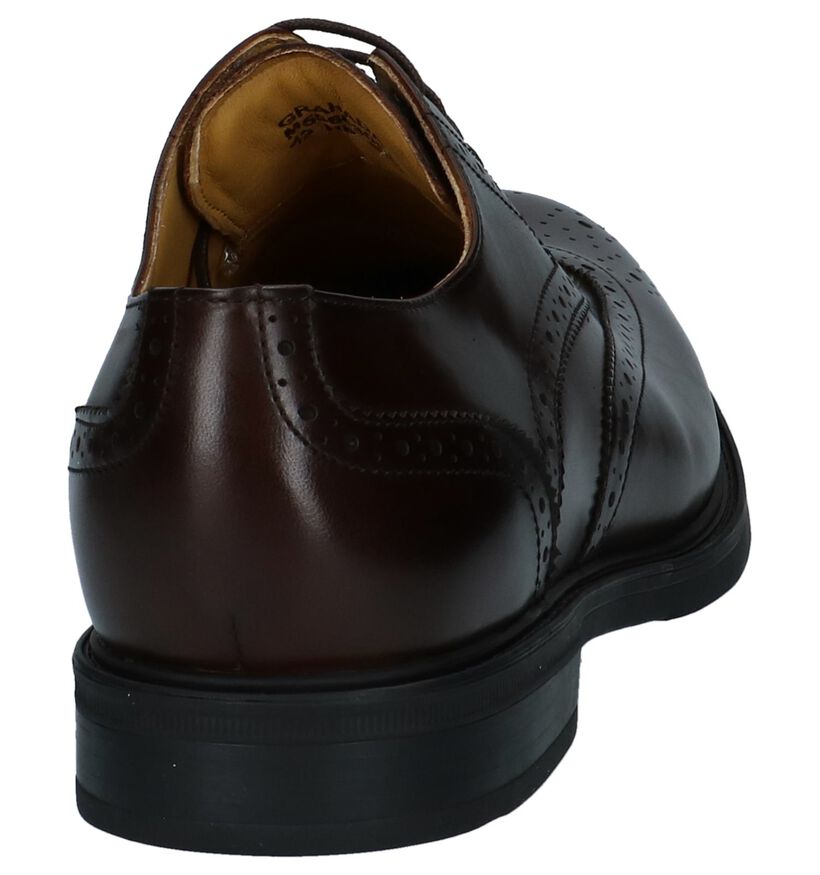 Steptronic Chaussures habillées en Brun foncé en cuir (241081)