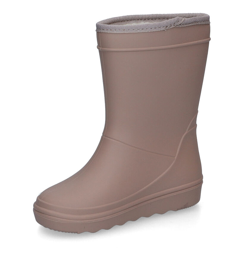 Enfant Bottes de pluie en Beige foncé en caoutchouc (312737)