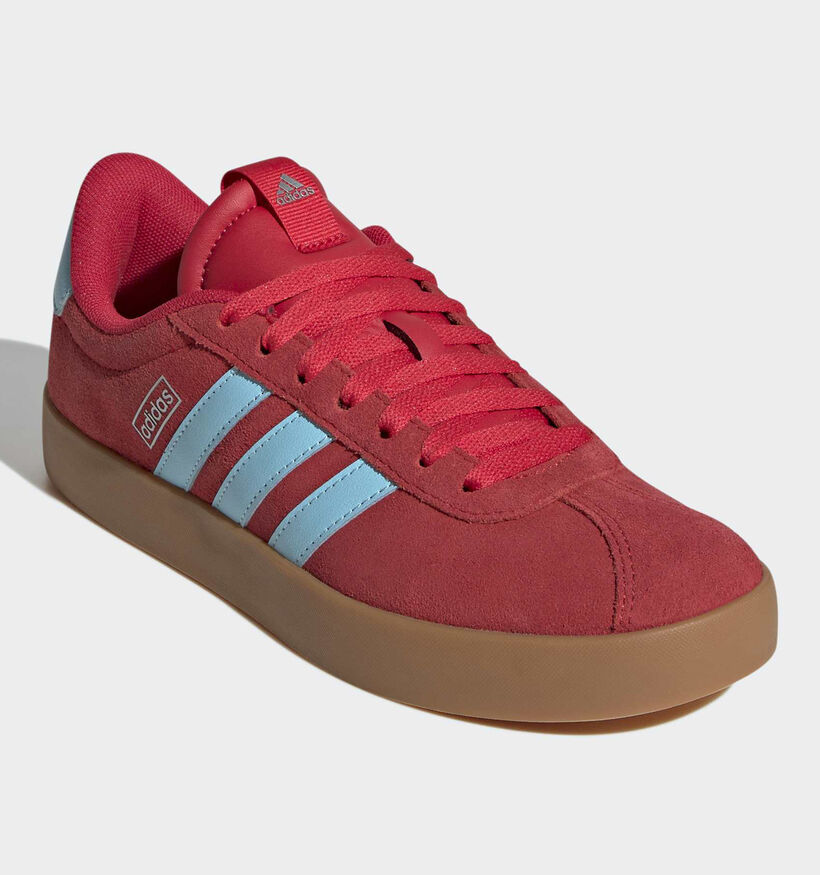 adidas VL Court 3.0 Rode Sneakers voor dames (375340)