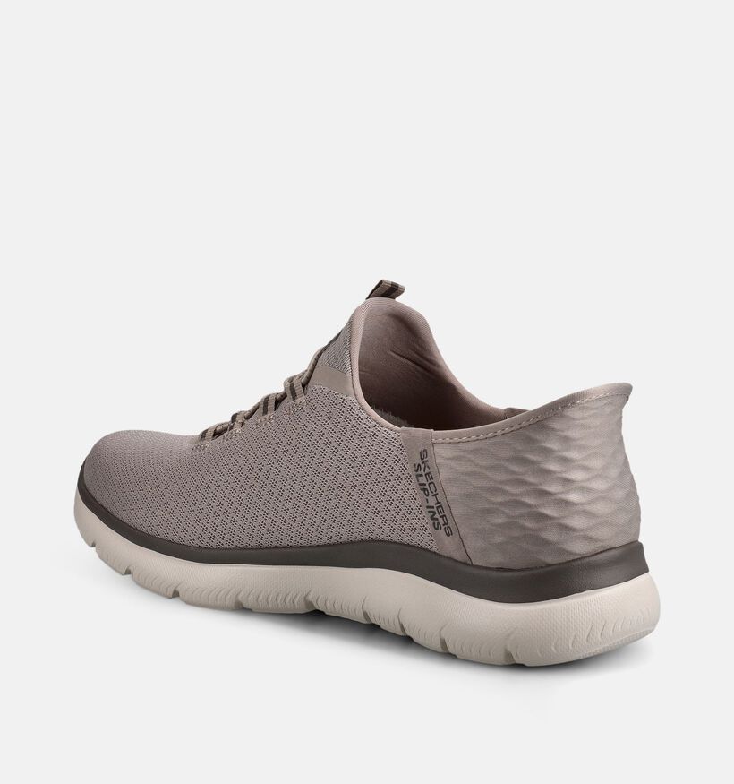 Skechers Summit High Range Slip-ons en Taupe pour hommes (375640)