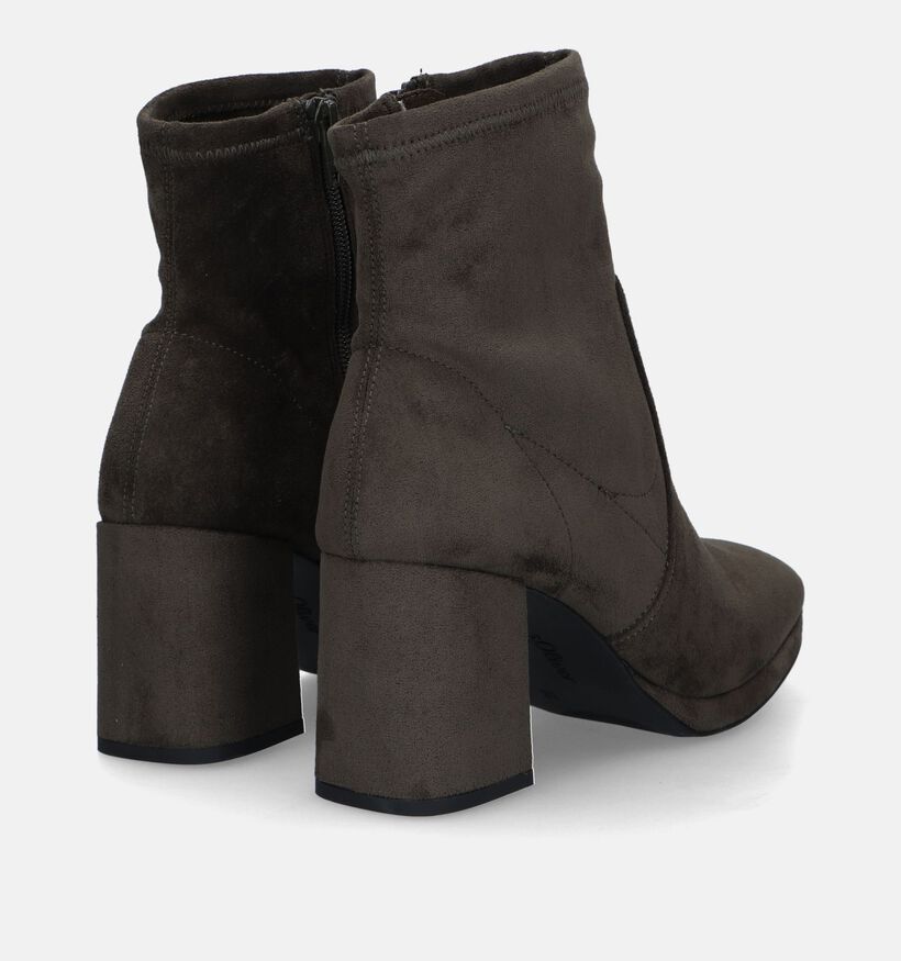 s.Oliver Bottines à talons en Noir pour femmes (328558)