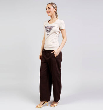 Guess T-shirts Beige/Bruin