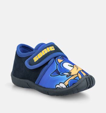Sonic Pantoufles Bleu