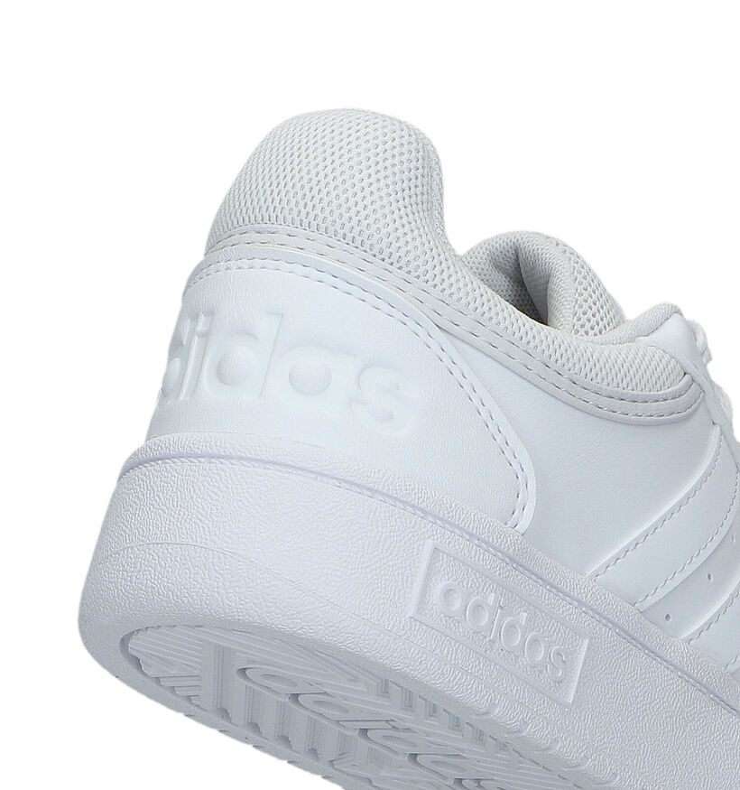 adidas Hoops 3.0 Witte Sneakers in kunstleer (318794)