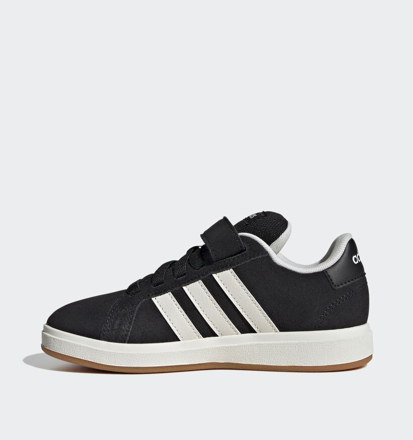 adidas Grand Court 00s Zwarte Sneakers voor jongens (365346) - geschikt voor steunzolen