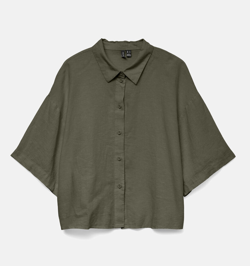 Vero Moda Linn Kakigroen Hemd voor dames (367178)