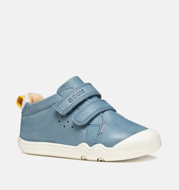 Geox Baskets Cognac/Bleu